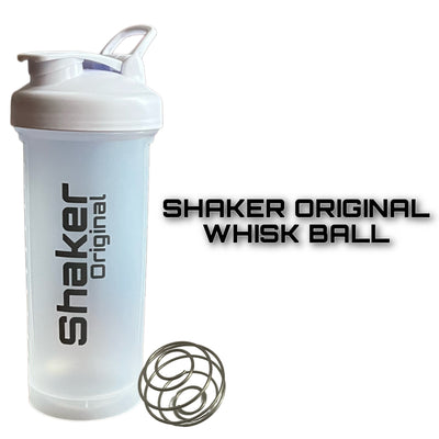 Shaker Original - Extra Large 1 Liter White Shaker Bottle - Meraki Matrix